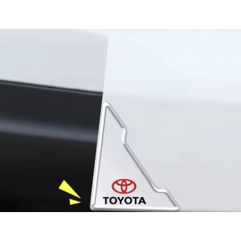 Naklejki ochronne przezroczyste na ranty drzwi samochodu 2 szt